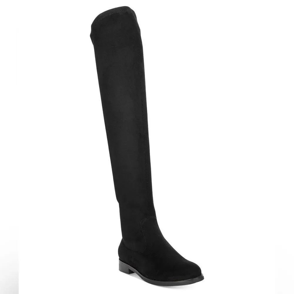 Kenneth Cole Reaction Black Over-the-Knee Boots